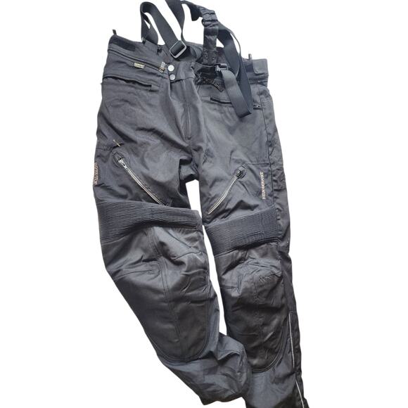 Hein Gericke Gore Tex Waterproof Motorcycle Riding Pants Men 46 Suspenders Armor - Picture 3 of 16